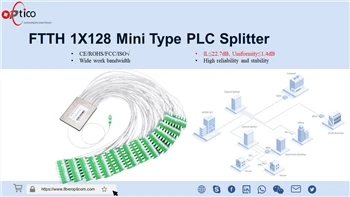 FTTH 1X12 PLC-splitter geproduceerd door OPTICO doorbreekt grote technische k...
