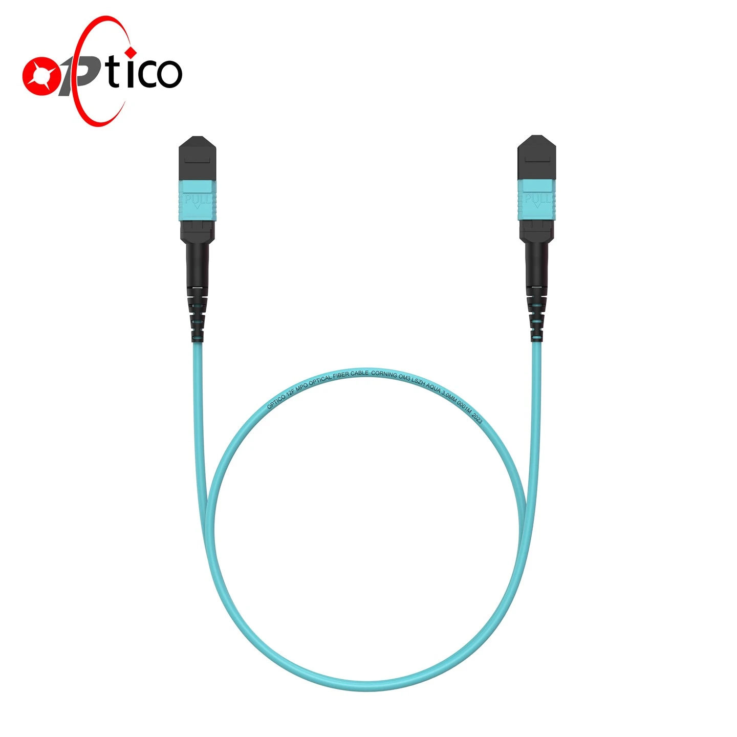 OM3 Trunk Cable Omkeerbaar 12 Fiber Optic MTP/MPO Patch Cord
